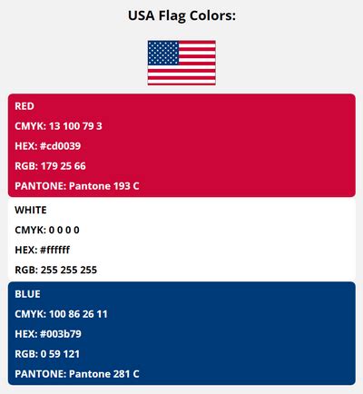 american flag hex code colors.